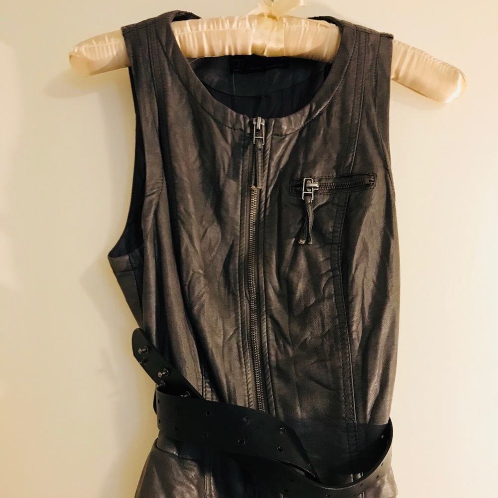 Leather vest